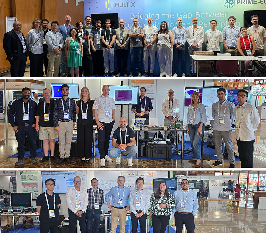 Project teams at EUCNC Eu Project teams